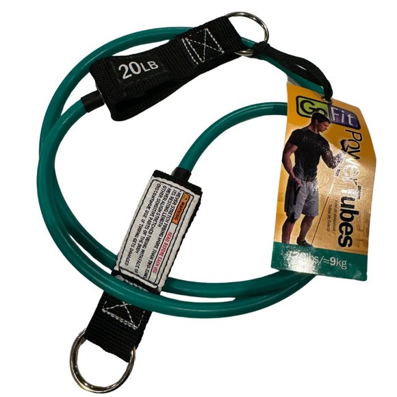 Set of 4 Brand New with Tags GoFit Power Tubes (20lb, 40 lb, 50 lb & 70 lb) - Picture 1 of 12